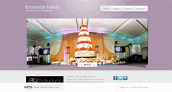 Desktop Screenshot of eminence-events.com